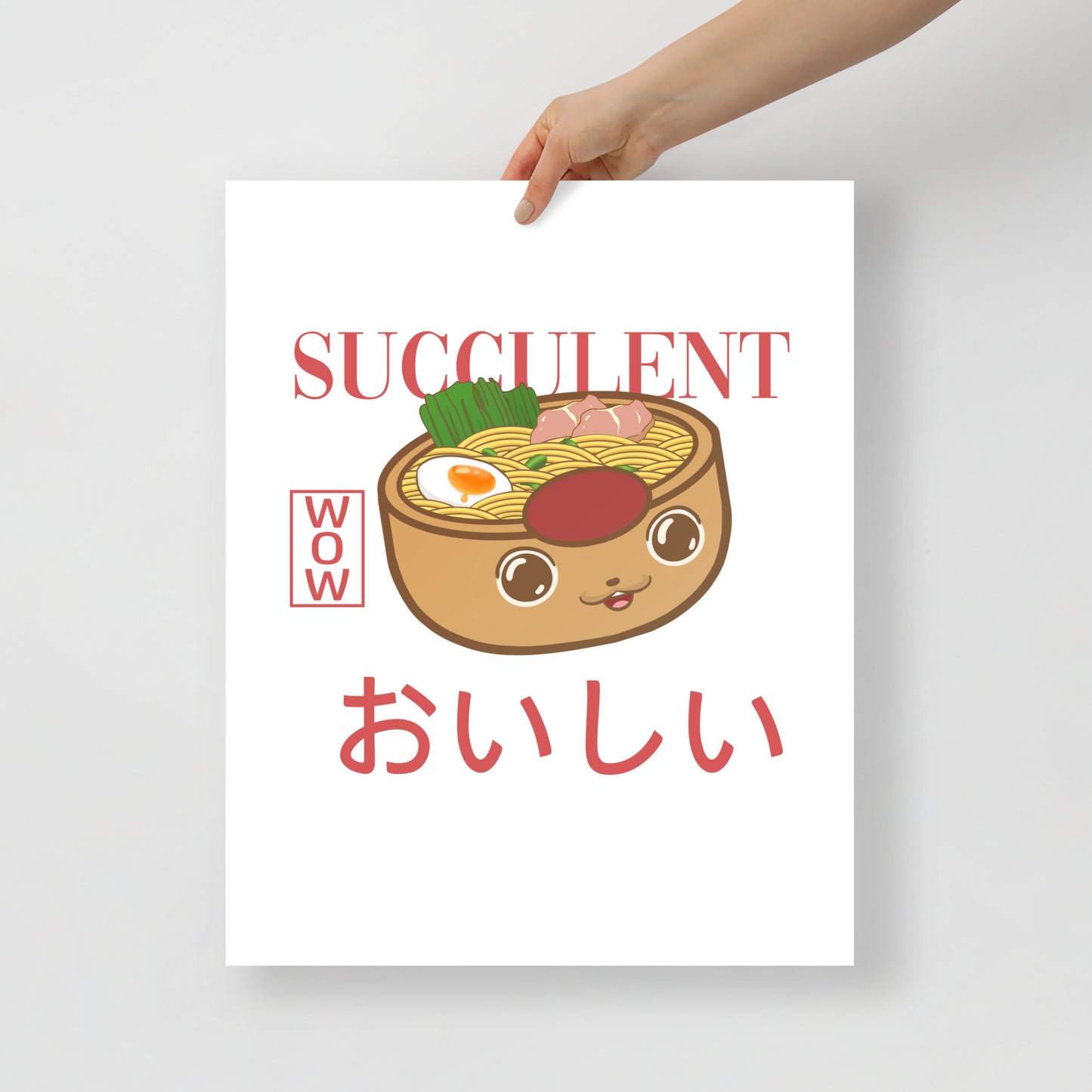 Poster Ramen Succulentes