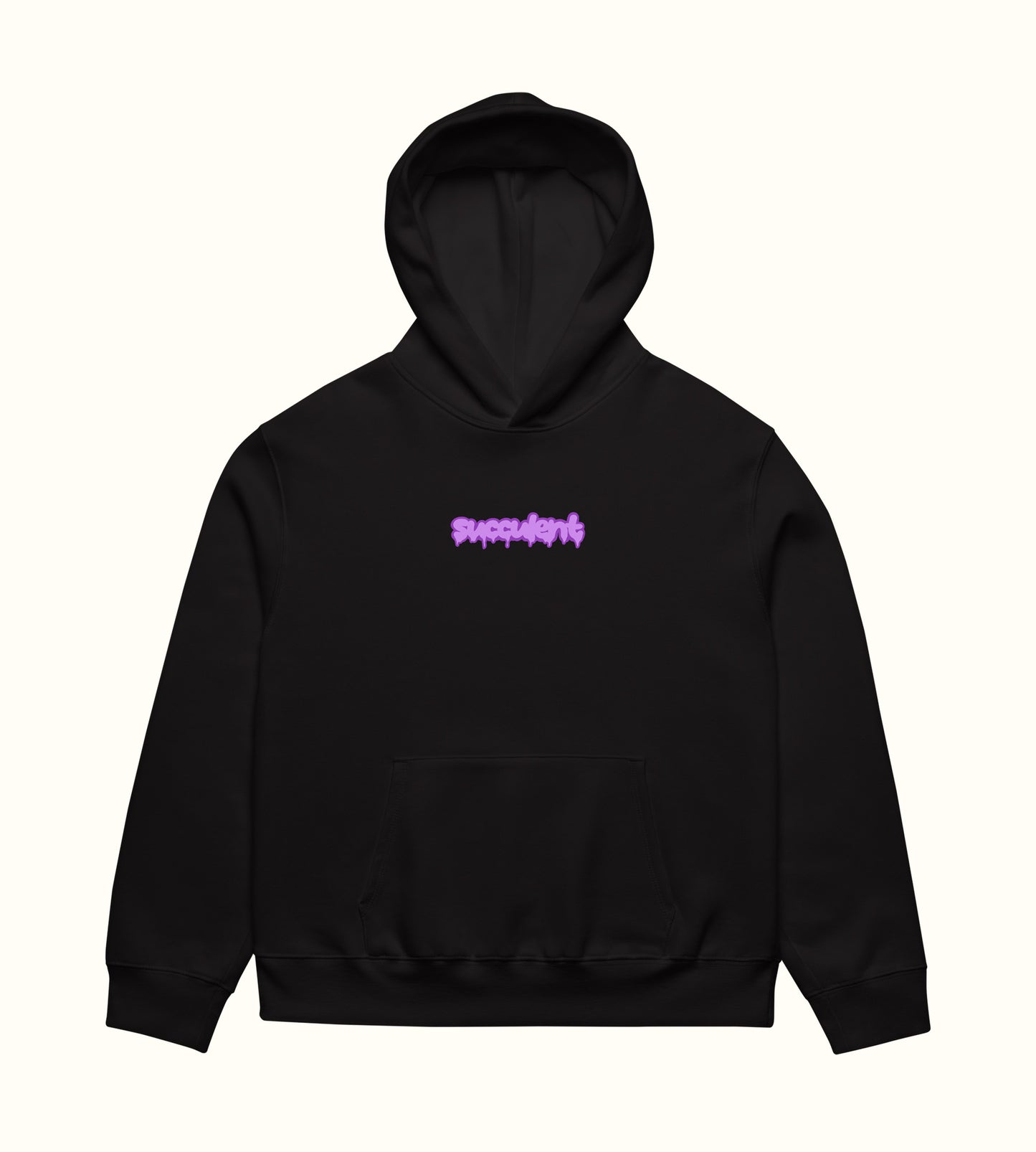 Hoodie Oversized Succulent Drip Néon