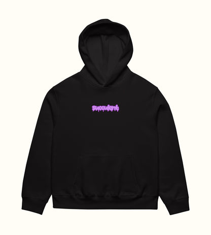 Hoodie Oversized Succulent Drip Néon