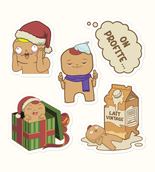 Stickers D’hiver Set 2