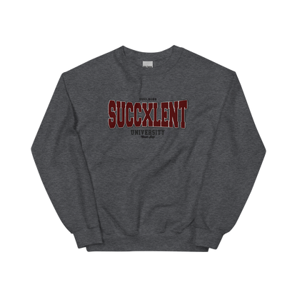 SUCCXLENT University sweat gris