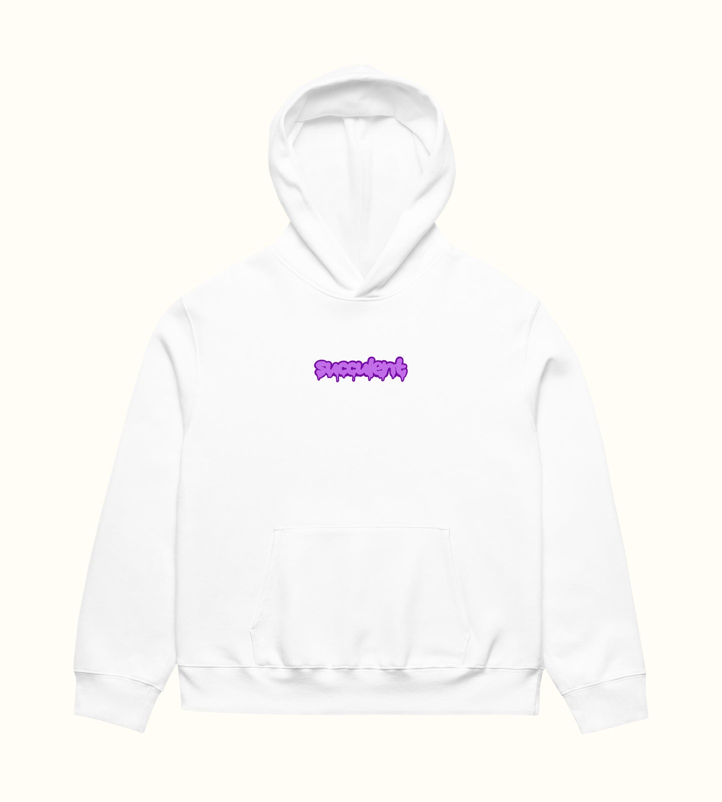 Hoodie Oversized Succulent Drip Néon